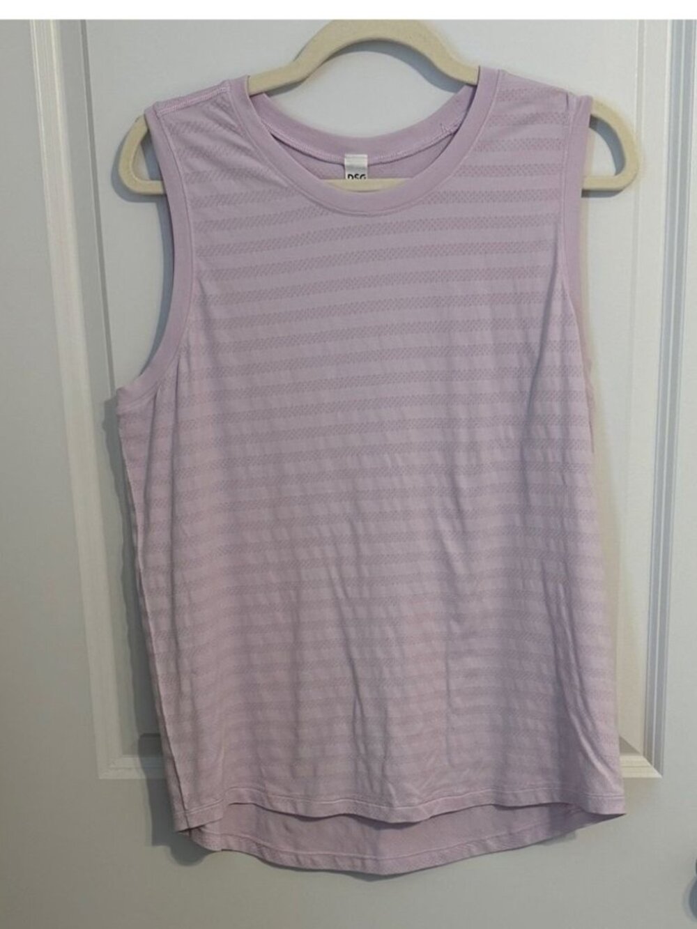 Lavender Striped Tank Top